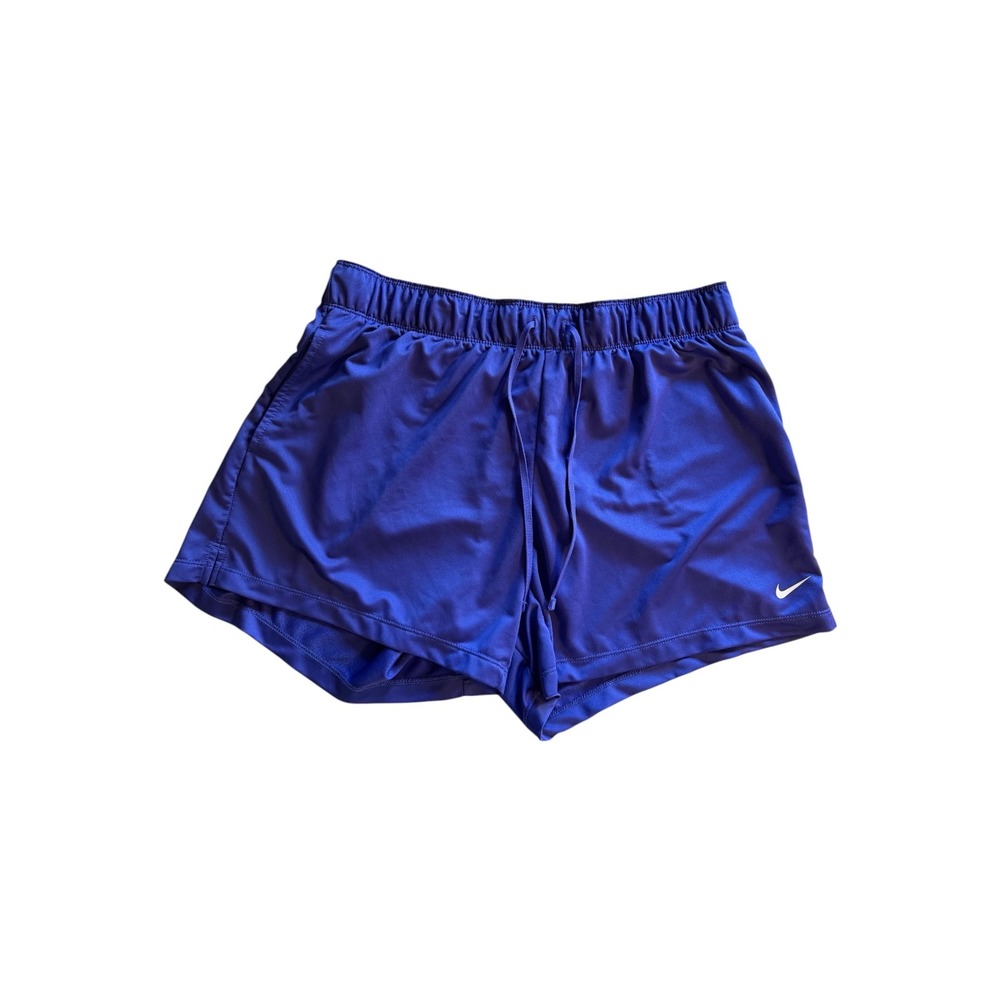 Nike Dri-FIT Womens Training Shorts Periwinkle Blue Purple Large